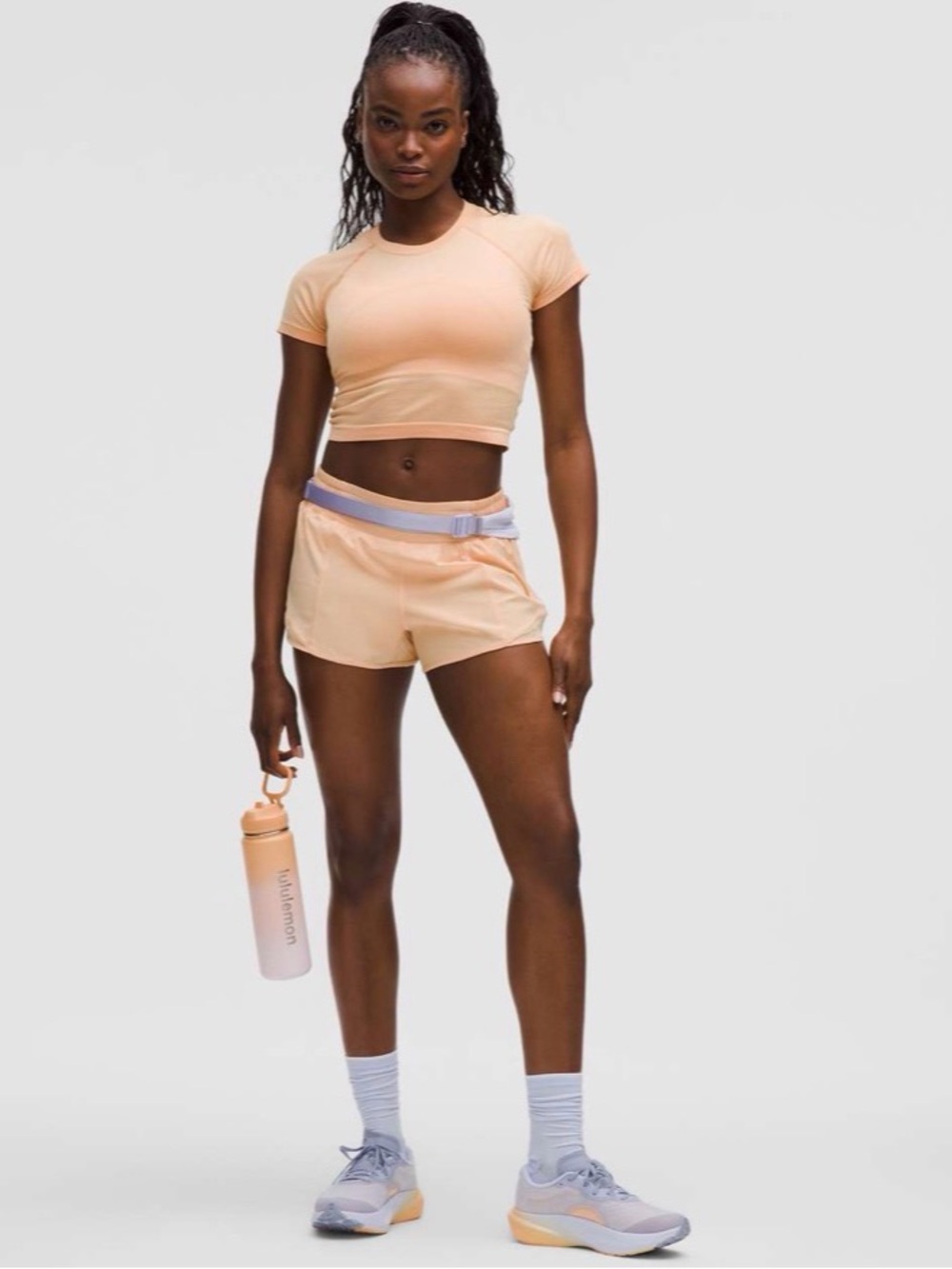 lululemon athletica Hotty Hot Shorts Rock Melon - Peach Orange